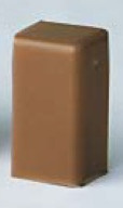 LM 25x17 Заглушка, коричневая