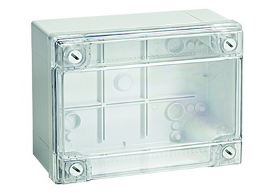 ДКС Коробка ответвит. с гладкими стенками и прозрачной крышкой, IP56, 120х80х50мм