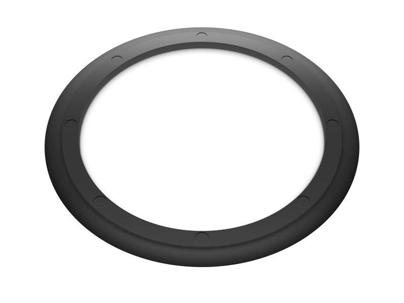 ДКС Кольцо резиновое уплотнительное для двустенной трубы, д.90мм